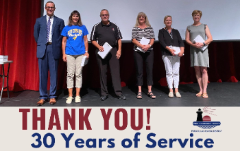 Thank you for 30 years of service