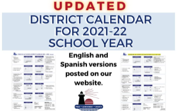 Updated school year calendar