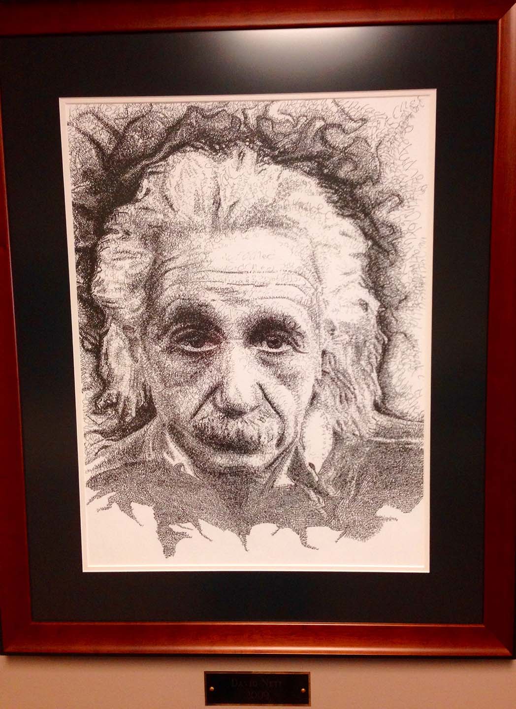 Artwork Albert Einstein Pencil Sketch