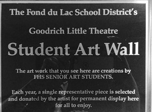 Goodrich Little Theatre Student Art Wall
