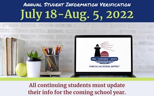 Annual Student Information Verification